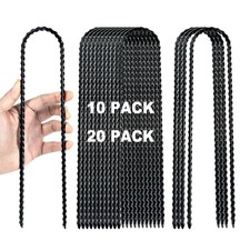 12 Inch Trampoline Wind Stakes Heavy Duty U Shaped Stakes for Ground, Trampol...