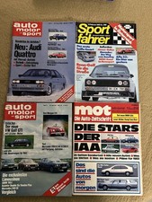 4 Autozeitschriften Auto Motor Sport Jahrgang 1981 / 1982 Hefte Zeitschriften