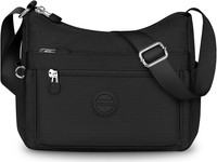 UmhäNgetasche Damen Mittelgroß Wasserdicht Nylon Crossbody Mit FäChern Freizeit