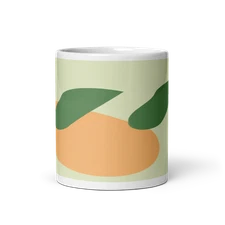 Whimsical Cheerful Minimalism Ceramic 11oz Mug Tea Coffee Drink Cup
