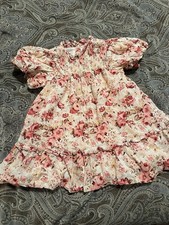 Janie and Jack The Olivia Floral Smocked Dress Size 3