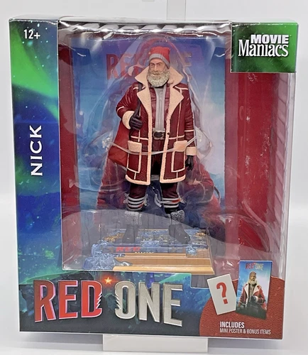 Red One Nick Movie Maniacs Posed Figure Limit Edition 4,900 includes mini poster