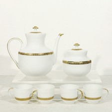 Chastagner & cie Limoges - Tazza da zucchero teiera porcellana con bordo...