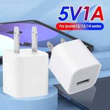 2PCS USB Wall Charger Adapter Fast Charging Power Adapter US Plug iPhone iPad