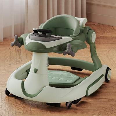 8-In-1 Baby Walker with Music & Lights, 3 Level Height Adjust