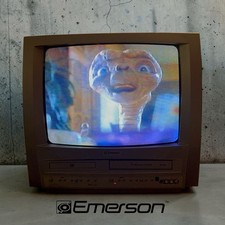 RARE 19 EMERSON CRT TV / VCR / DVD TRIPLE COMBO We Ship