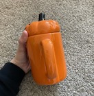 Rae Dunn Artisan Collection by Magenta "Trick Or Treat” mug w/Pumpkin topper lid — photo 5