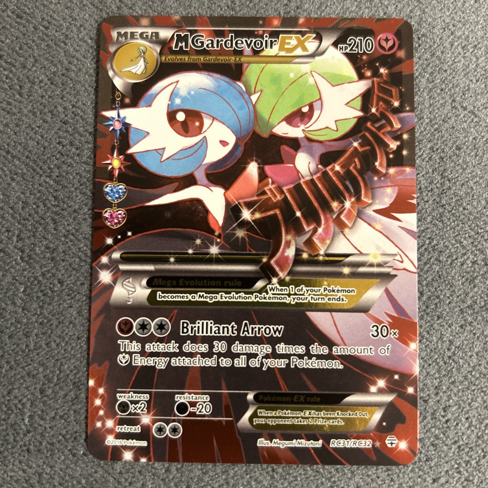 M Gardevoir EX RC31/RC32 Generations Radiant Collection Pokemon NM 