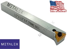 Indexable Tool Bit 1/2" Shank For Fly Cutter Milling Replaceable TNMG16 Carbide