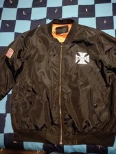 ジャケット・アウター 90s westcoastchoppers racing jacket Vintage Jesse James West Coast Choppers Jacket Mens 2XL Blue