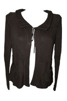 Damen Strickjacke Strick Pullover Braun Schoko Capuccino Gr. 36 Neu