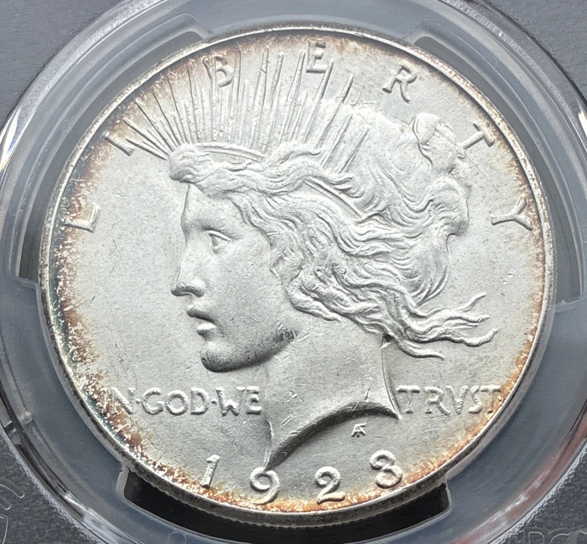 1923 Year Grade MS 62 Peace US Dollars (1921-1935) for sale | eBay