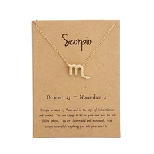 Zodiac Necklace – Simple Horoscope Pendant for Astrology Lovers