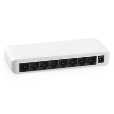 8 Port Gigabit Unmanaged Ethernet Switch, 8 x 100/1000Mbps Ports, Home Office...