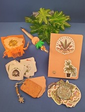 Cannabis 420 Marijuana Gift 4. String Light Sticker Notebook Pen Bead Keychain