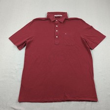 Criquet Shirt Mens Extra Large Red Performance Stretch Players Tennis