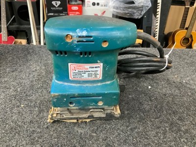 Drill Master Hand Orbital Sander Item # 40070-no dust bag