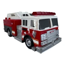 Tonka Rescue Fire Truck Hook & Ladder Hasbro Lights & Sound WORK