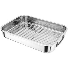 Judge 39 x 28 x 6cm Roasting Pan with Rack