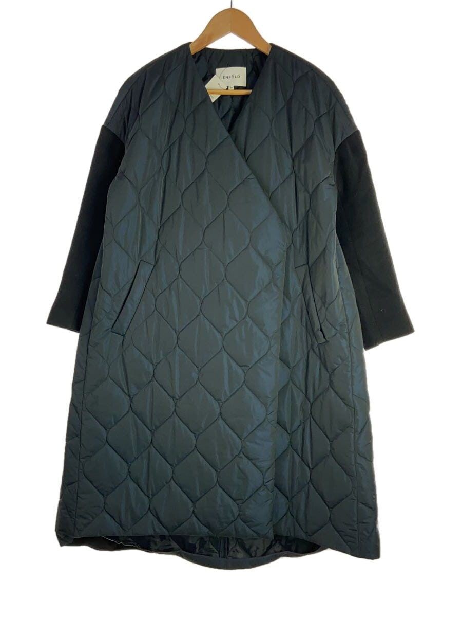 ALTRA ENF altro cappotto 36 poliestere blu navy tinta unita 300AA130 2040