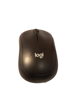 Logitech M185 Compact Kabellose Maus Plug & Play USB-Empfänger Schwarz