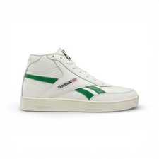 Reebok Club C 85 Form High Men's Chalk Off-White Leather Trainers GZ2437 NEW