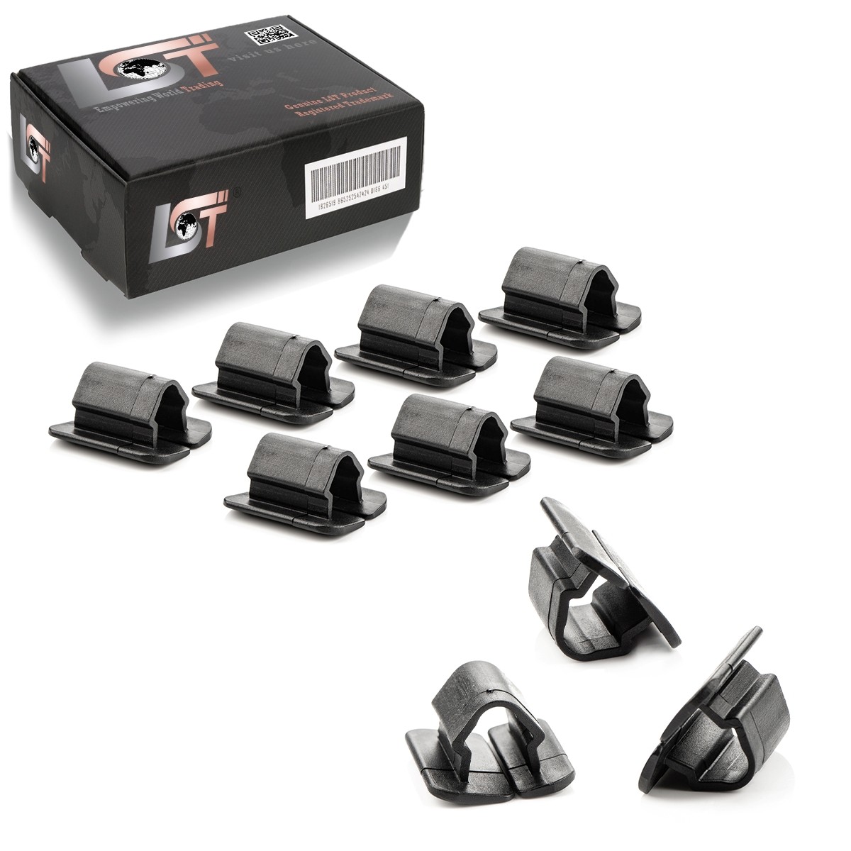 10x Hood Insulation Soundproofing Mats Fastening Clips for Volvo