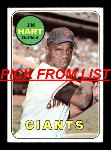1969 Topps Baseball #294-639 VG-EX Pick From List ALL PICTURED dd5