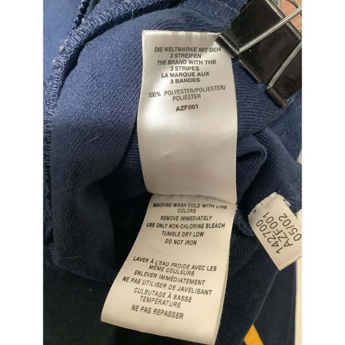 VTG Adidas Track Jacket Navy Blue Gold 3-Stripe Trefoil AZF2001 Mens Size M by Adidas, Size M, $45 - Photo 6