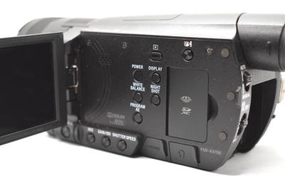 Sony FDR-AX100 4K Camcorder - Black for sale online | eBay