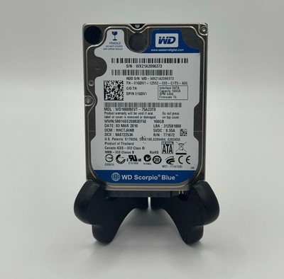 Western Digital Scorpio Blue 160GB,Internal,5400RPM,2.5'' (WD1600BEVT) HDD - 1091