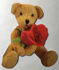 Marcel Schurman- Valentine- For Anyone- Die Cut Bear With Rose