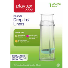Playtex Baby Drop-Ins 8fl. oz. Baby Bottle Liners 150 Pieces