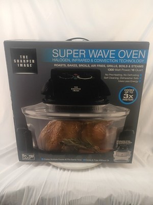 The Sharper Image 8217BCCW Super Wave Oven 1300 Watt 16Qt Convection & Infrared