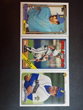 1982-1986 KEN GRIFFEY SR (3-Card LOT) Topps/Upper Deck- Mariners/Braves