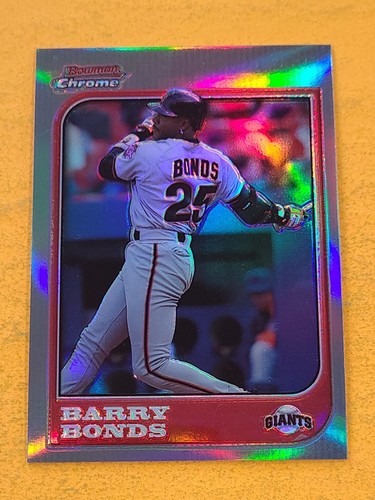 1997 BOWMAN CHROME REFRACTOR #69 BARRY BONDS 1:3600 PACKS HIGH GRADE *READ*