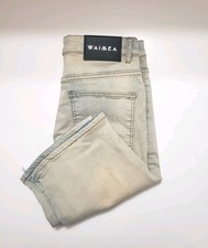 Waimea Men's Rip and Repair Shorts - Bleach Wash Size 30 