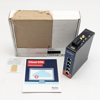 Beijer 600-0004 Cloud VPN Gateway Ethernet, Wi-Fi & LTE 4-Port (600-0004) Black