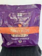 Stella Chewy's Freeze-Dried Raw Turkey Dinner Morsels CAT Food 8oz Exp:8/25/25