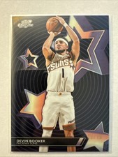 2025-26 Topps Cosmic Chrome StarFractor Black Refractor 10/10 Devin Booker SF-17