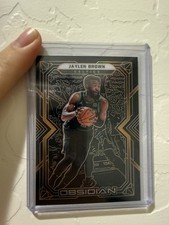 2021-23 Panini Obsidian Electric Etch Orange 23/50 Jaylen Brown #23
