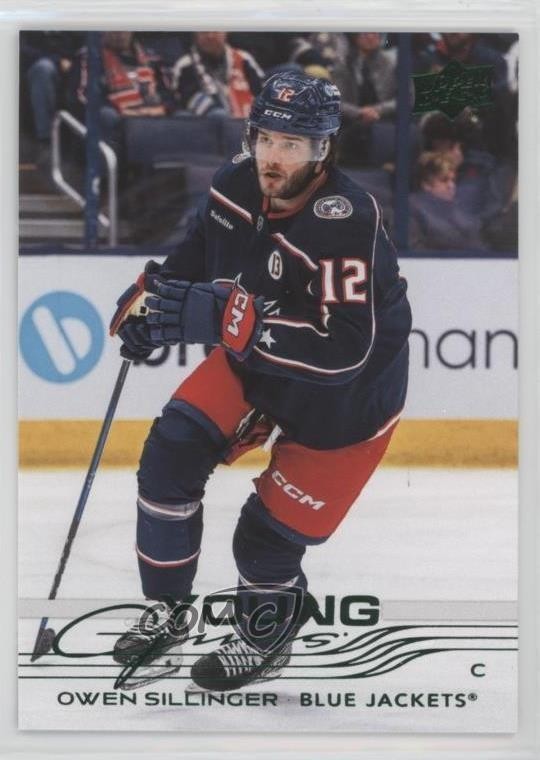 2025-26 Upper Deck Series 1 Young Guns Holiday Owen Sillinger #227 03uh