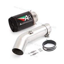 For Suzuki Gsxr750 Gsxr600 2011-2026 Exhaust System Mid Pipe 51mm Carbon Muffler