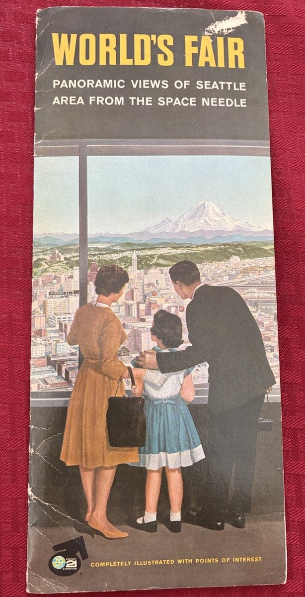 Seattle Worlds Fair 1962 “Panoramic Views Of Seattle From The