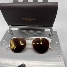 Oliver Peoples Cade Rose Gold Frame Sunglasses 1226S W Case Brand New
