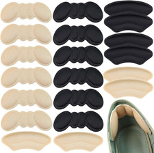 10 Pairs Heel Pads for Shoes, Anti-Slip Inserts, Prevent Blisters  Heel Pain