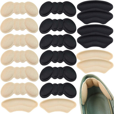 10 Pairs Heel Pads for Shoes, Anti-Slip Inserts, Prevent Blisters & Heel Pain
