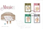 Stuart Comm/FDC - Music - 1980  (ST193)