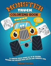 Monster Truck Coloring Book for Kids