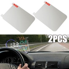 2pcsset Universal Hud Head Up Display Reflective Film Car Interior Accessories